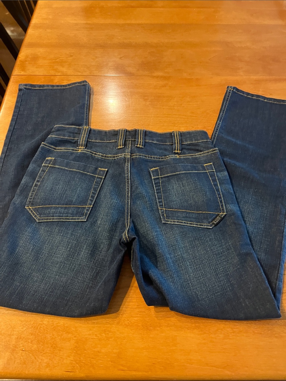5.11 Tactical Men's Dark Blue Straight Jeans